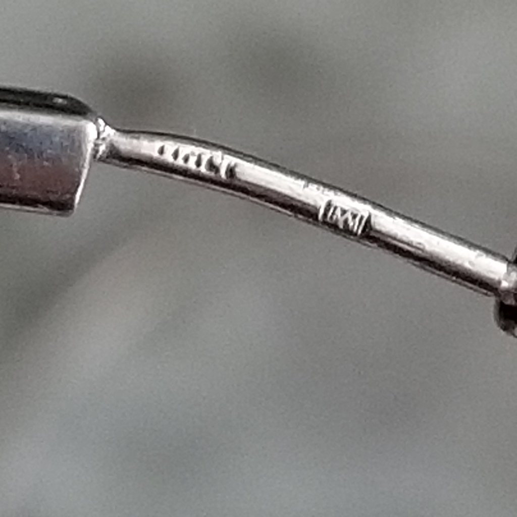 Rare Marked Designer Mayors Birk's Italy 925 Sterling Xlarge Hoop Round Earrings — image 6 of 8